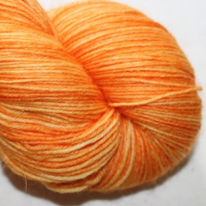 British wool with nylon in Carrot